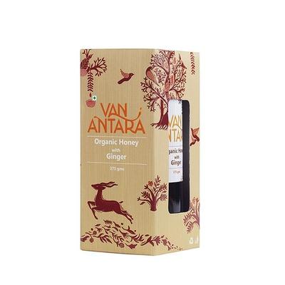 Vanantara Organic Honey with Ginger 375 gm - Honey
