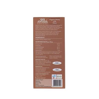 Vanantara Organic Honey with Clove 375 gm - Honey