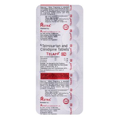 TELAPP CN Tablet 10's - Hypertension-Ana