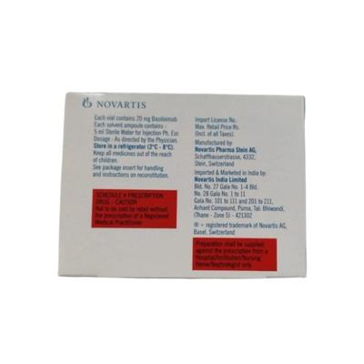 SIMULECT 20mg Injection 1's - Auto Immune Disease-Imm