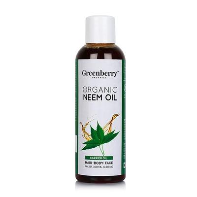 Greenberry Organics Organic Neem Oil 100 ml - Hair Oils