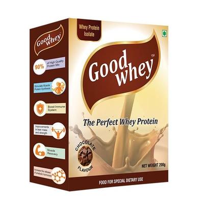 Goodwhey Protein Powder - Chocolate Flavour 200 gm - Whey Proteins