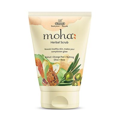 Moha Herbal Face Scrub 100 gm + Free Face Wash 50 ml - Face Scrubs