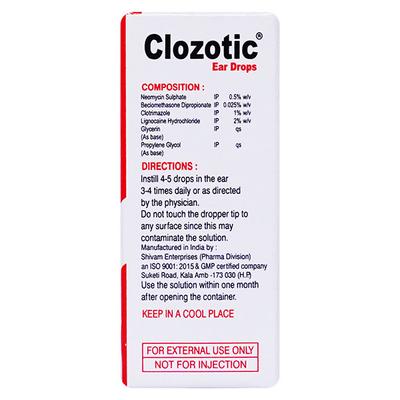 CLOZOTIC Ear Drops 5ml - Ear Conditions-EAC