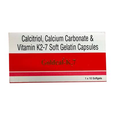 GOLDCAL K2 7 Capsule 10's - Supplements-Sup