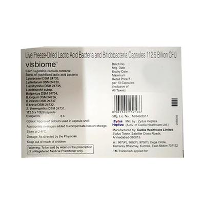 VISBIOME Capsule 10's - Diarrhoea-Ant