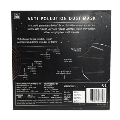 Pollution Safe Reusable Anti Pollution Dust Mask - Masks & Peels