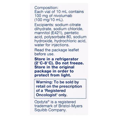 OPDYTA 100mg Injection 1's - Cancer Oncology-Cyt