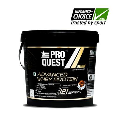 Proquest Advanced Whey Protein Powder - Cookies N Cream Flavour 4 kg - Whey Proteins