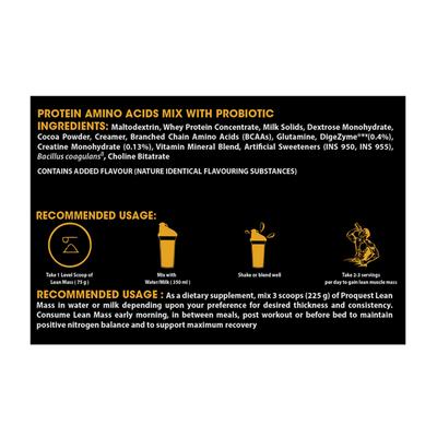 Proquest Lean Mass Powder - Milk Chocolate Flavour 5 kg - Weight Loss