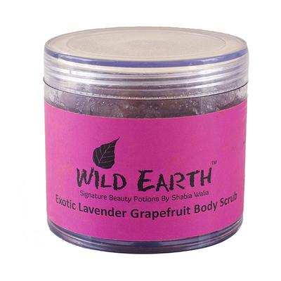 Wild Earth Body Scrub - Lavender Grapefruit 100 gm - Scrubs & Exfoliants