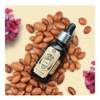 The Man Company Beard Growth Oil - Argan and Geranium 50 ml - Beard Oil