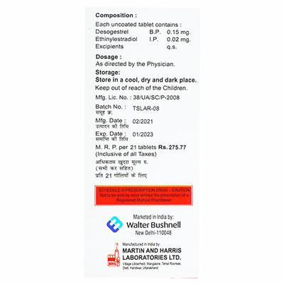 SMARTILON 20 Tablet 21's - Hormonal Therapy-Oth