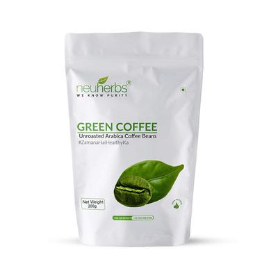 Neuherbs Green Coffee Beans 200 gm - Herbal/Green Teas