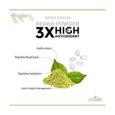 Neuherbs Green Coffee Bean Powder 200 gm - Herbal/Green Teas