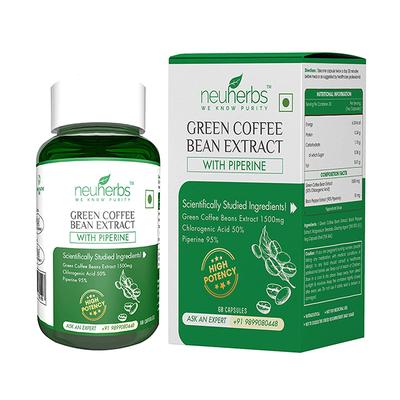 Neuherbs Green Coffee Bean Extract Capsule 60's - Herbal/Green Teas