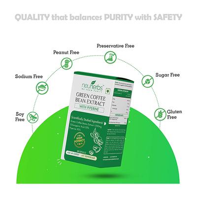 Neuherbs Green Coffee Bean Extract Capsule 60's - Herbal/Green Teas