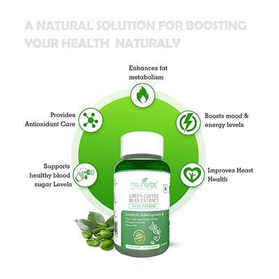 Neuherbs Green Coffee Bean Extract Capsule 60's - Herbal/Green Teas