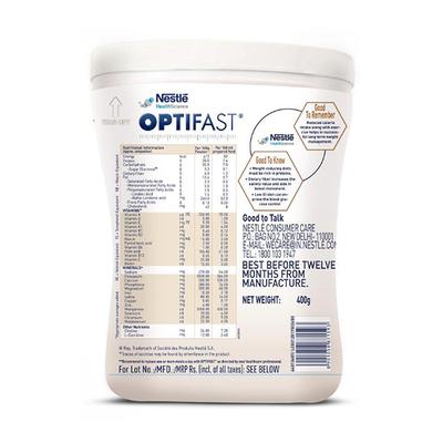Nestle Optifast Weight Management Powder - Chocolate Flavour 400 gm (Tin) - Weight Loss