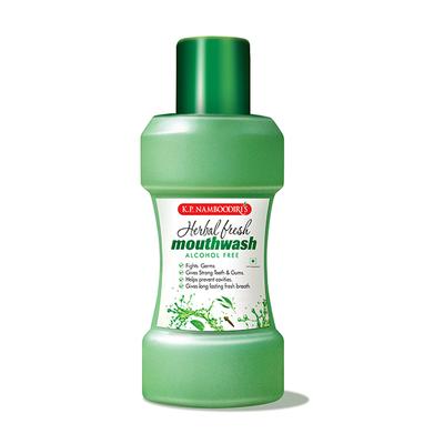 K.P.Namboodiri's Herbal Fresh Mouthwash (Pack of 2 x 250 ml) - Mouthwash