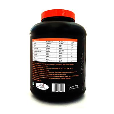 FB Nutrition Super Whey Powder - Butterscotch Vanilla Flavour 2 kg - Whey Proteins