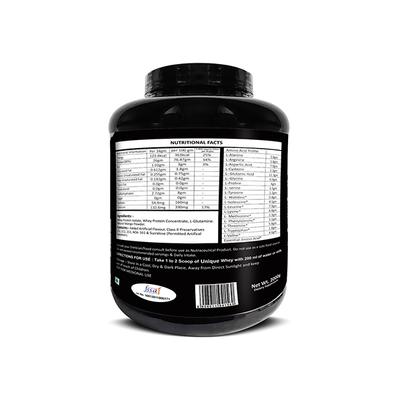FB Nutrition Unique 100 % Whey Protein Powder - Butterscotch Vanilla Flavour 2 kg - Whey Proteins