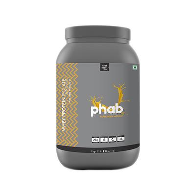 Phab Whey Protein Powder - Alphonso Mango Flavour 1 kg - Whey Proteins