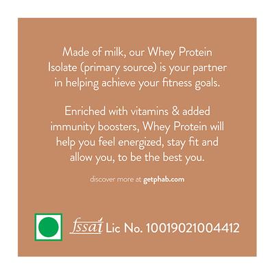 Phab Whey Protein Powder - Belgian Chocolate Flavour 1 kg - Whey Proteins