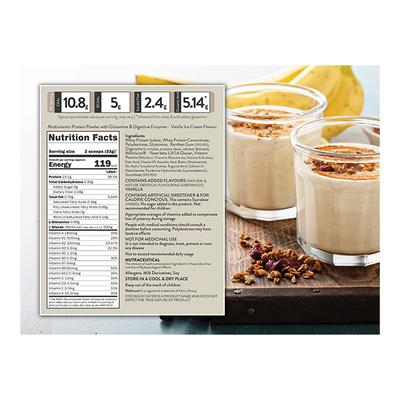 Phab Whey Protein Powder - Vanilla Ice Cream Flavour 500 gm - Whey Proteins