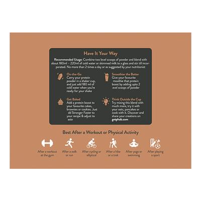 Phab Whey Protein Powder - Belgian Chocolate Flavour 500 gm - Whey Proteins