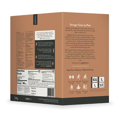 Phab Whey Protein Powder Sachet - Belgian Chocolate Flavour (Pack of 16.5 gm x 10) - Whey Proteins