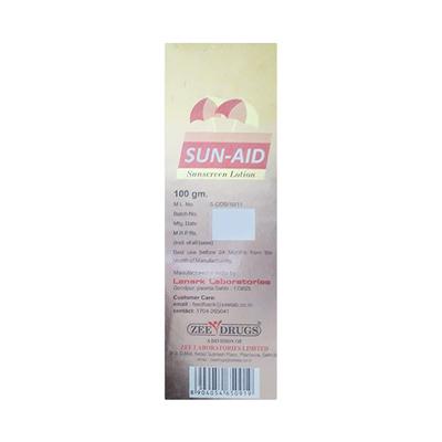 SUN AID SPF 30+ SUNCREEN Lotion 100gm - Sunscreen Preparations-Emo