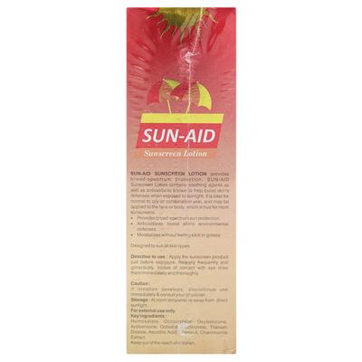 SUN AID SPF 50+ SUNCREEN Lotion 100gm - Sunscreen Preparations-Emo
