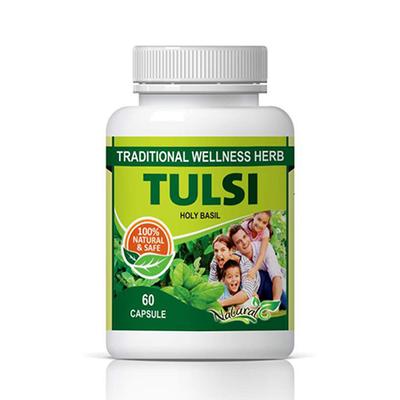Natural Tulsi Capsule 60's - Pure Herbs
