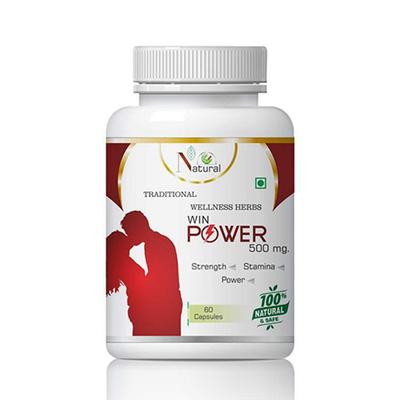 Natural Win Power 500 mg Capsule 60's - Sexual Healthcare