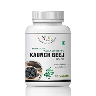 Natural Kaunch Beej 500 mg Capsule 60's - Speciality Medicines
