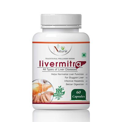 Natural Livermitra Capsule 60's - Speciality Medicines