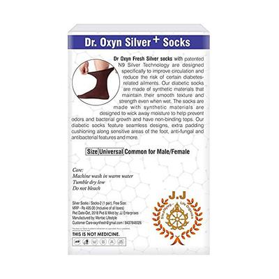 Dr. Oxyn Silver Plus Diabetic Care Socks (1 Pair) - Foot Care
