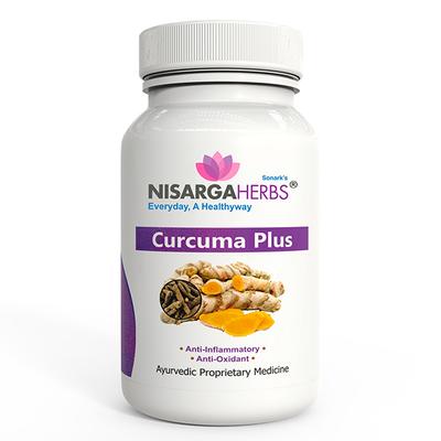 NisargaHerbs Curcuma Plus Veggie cap 60's - Speciality Medicines
