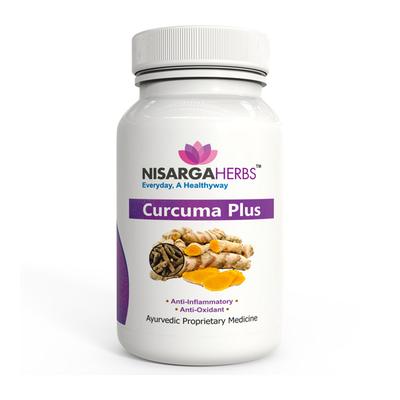 NisargaHerbs Curcuma Plus Veggie cap 60's - Speciality Medicines