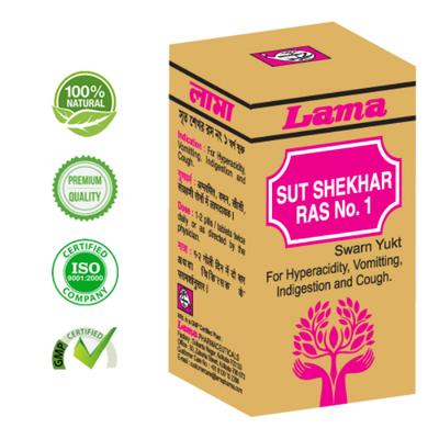 Lama Sut Shekhar Ras No. 1 (Swarn Yukt) Tablet 25's - Speciality Medicines