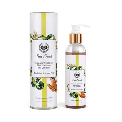 Seer Secrets Strength Treatment Hair Cleanser - Bee Pollen & Orange Pulp 200 ml - Shampoos
