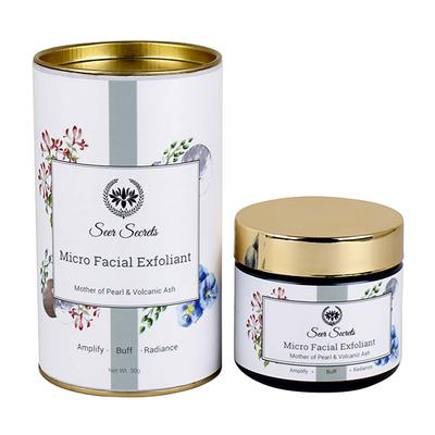 Seer Secrets Micro Facial Exfoliant - Mother of Pearl & Volcanic Ash 40 gm - Face Scrubs