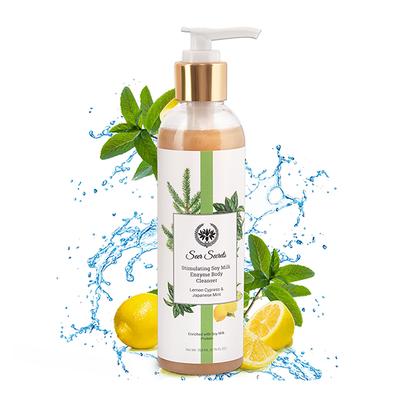 Seer Secrets Stimulating Soy Milk Enzyme Body Cleanser - Lemon Cypress Japanese Mint 200 ml - Lotions & Creams