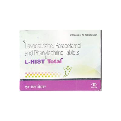 L HIST TOTAL+ Tablet 10's - Cough And Cold-Cou
