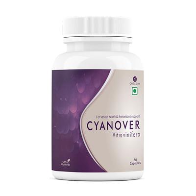 Cyanover Vitis Vinifera Venous Health & Antioxidant Support Capsules 30's - General Health