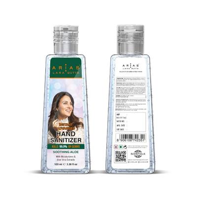 Arias by Lara Dutta Hand Sanitizer - Soothing Aloe 100 ml - Hand Sanitizer