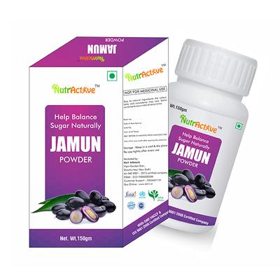 NutrActive Jamun Powder 150 gm - Diabetes Care (Ayush)