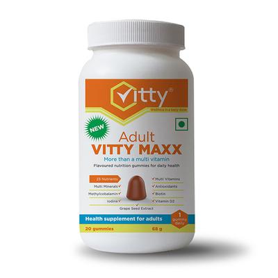 Adult Vitty Maxx Flavoured Nutrition Gummy 20's - Multi-Vitamins