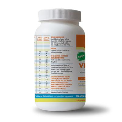 Adult Vitty Maxx Flavoured Nutrition Gummy 20's - Multi-Vitamins